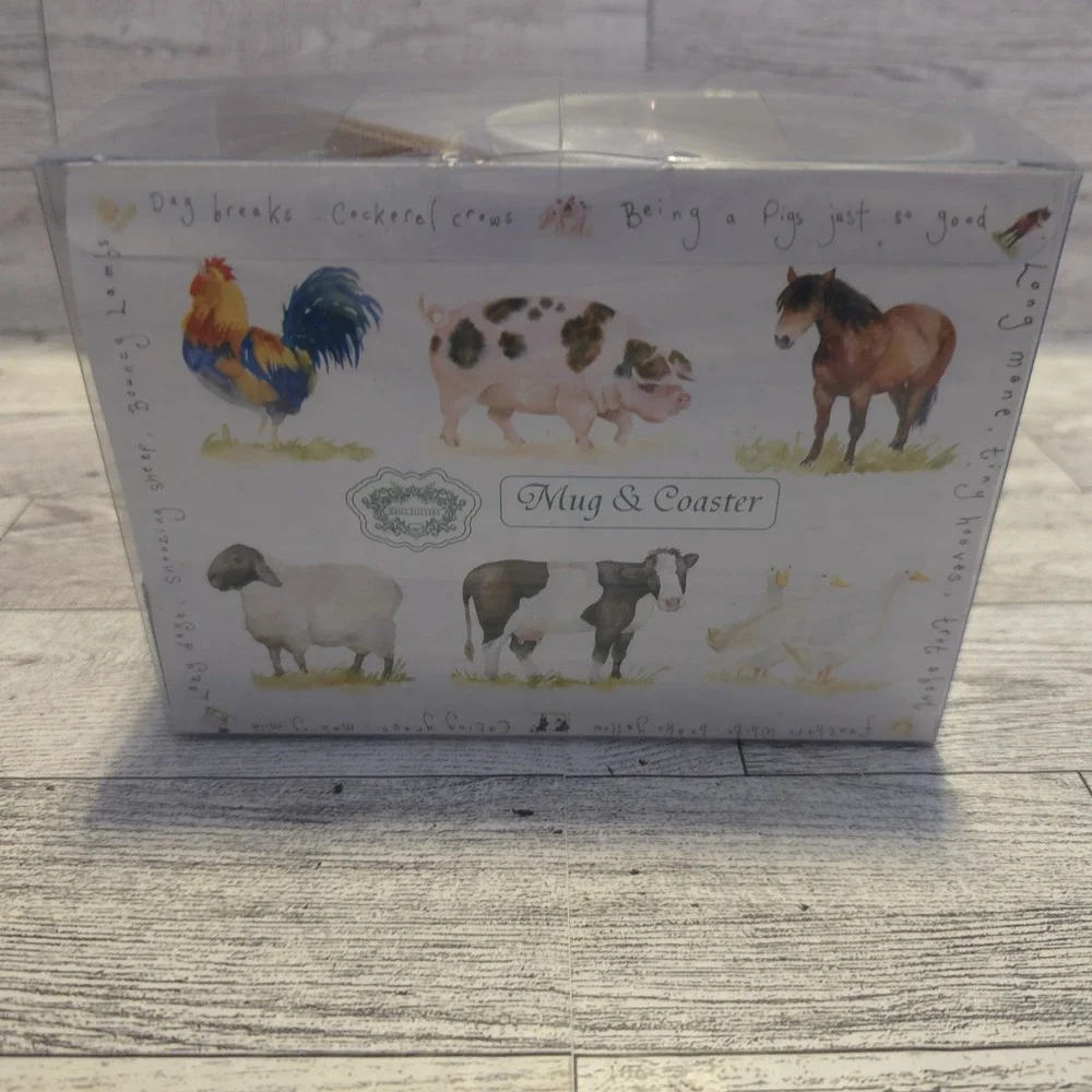 Kent Pottery "Wallowing In The Mud Being a Pigs Just So Good" Porcelain‎ Mug Cup - Picture 3 of 4